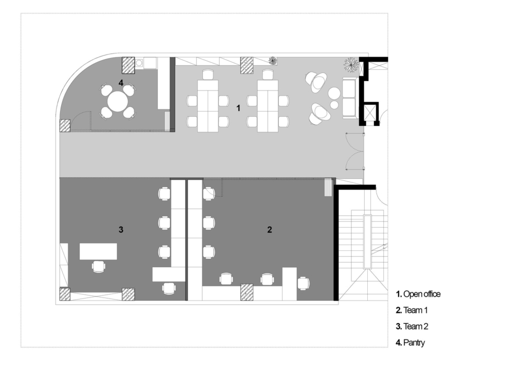 200平米金融公司辦公室裝修設計