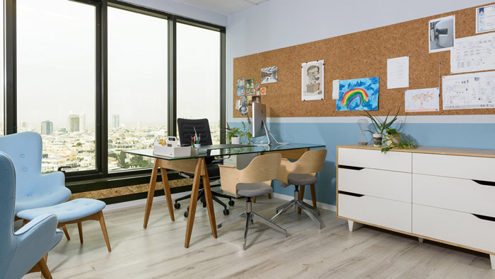 350平米生物技術(shù)公司辦公室裝修設(shè)計(jì)