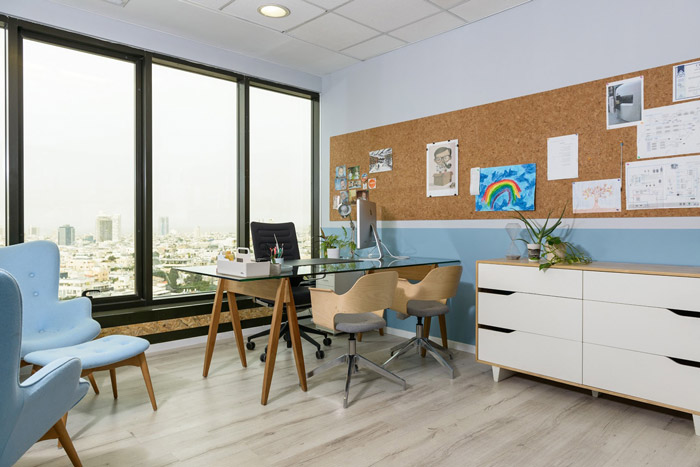 350平米生物技術公司辦公室裝修設計