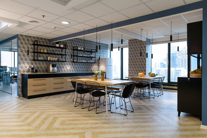 350平米生物技術公司辦公室裝修設計