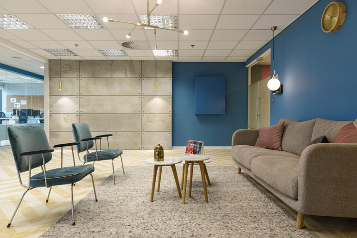 350平米生物技術公司辦公室裝修設計