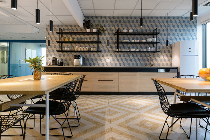 350平米生物技術公司辦公室裝修設計