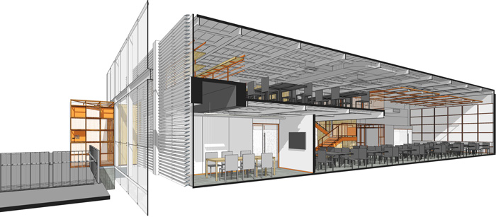 2300平米廠房辦公樓裝修設計