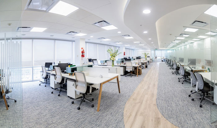 650平米化妝品公司辦公室裝修設計