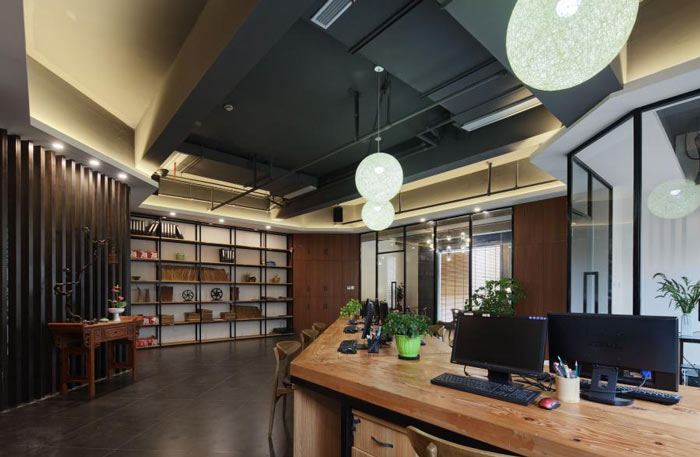 450平米進出口貿易公司辦公室裝修設計