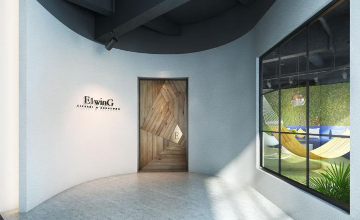 240平米女裝公司辦公室裝修設計