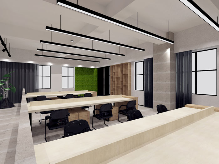 800平米童裝公司辦公室裝修設計