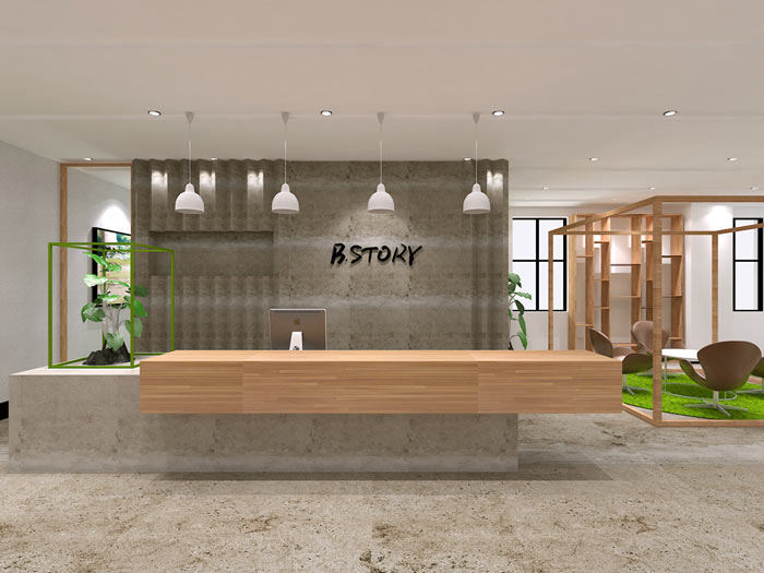 800平米童裝公司辦公室裝修設計