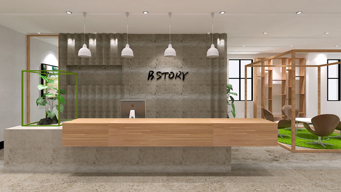 800平米童裝公司辦公室裝修設計