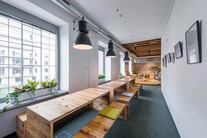 600平米節(jié)能技術公司辦公室裝修設計