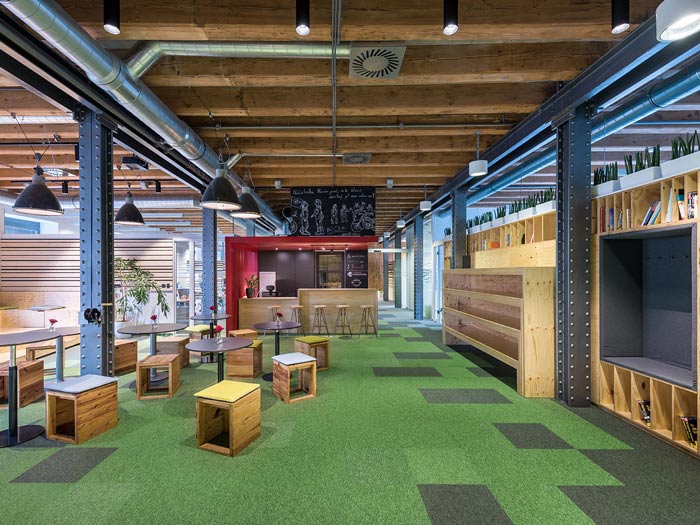 600平米節(jié)能技術公司辦公室裝修設計