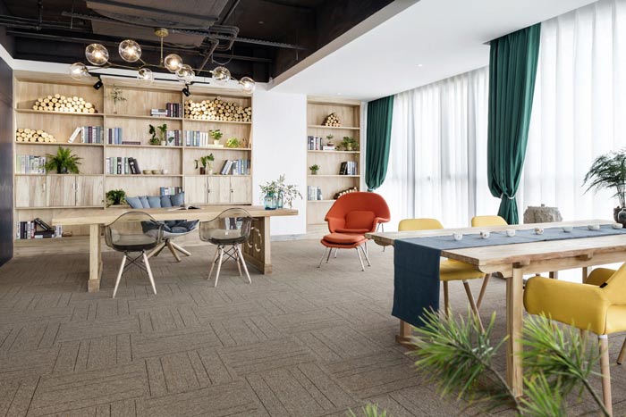 360平米節(jié)能環(huán)保公司辦公室裝修設(shè)計