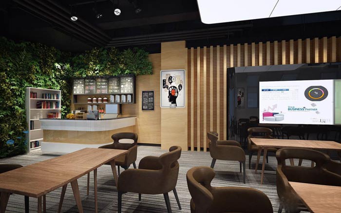 420平米紡織公司辦公室裝修設計