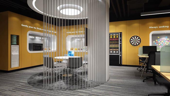 420平米紡織公司辦公室裝修設計