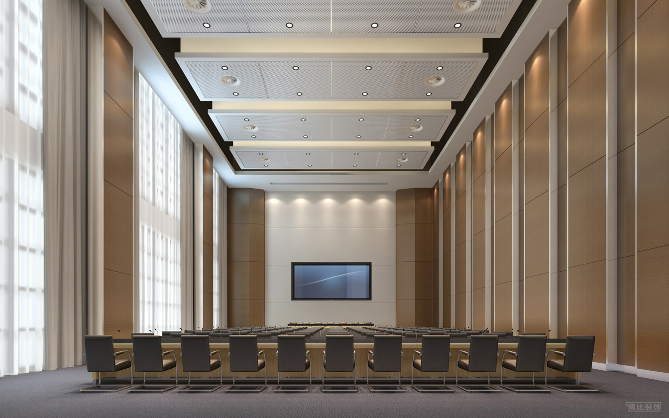 3200平米指揮中心辦公樓裝修設計效果圖