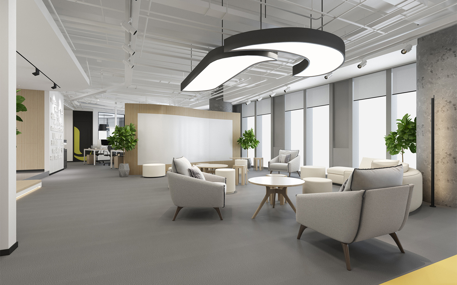 240平米研發公司辦公室裝修設計