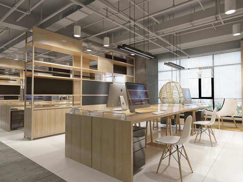 300平米機械公司辦公室裝修設計