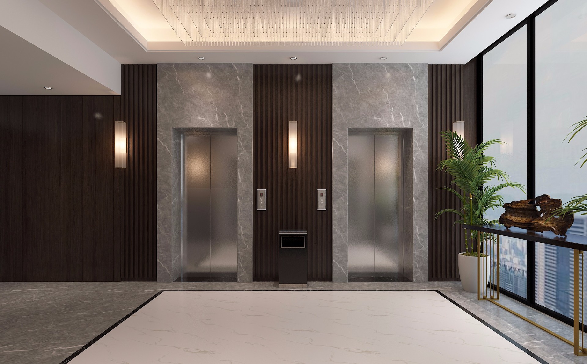 600平米企業(yè)辦公室裝修設(shè)計