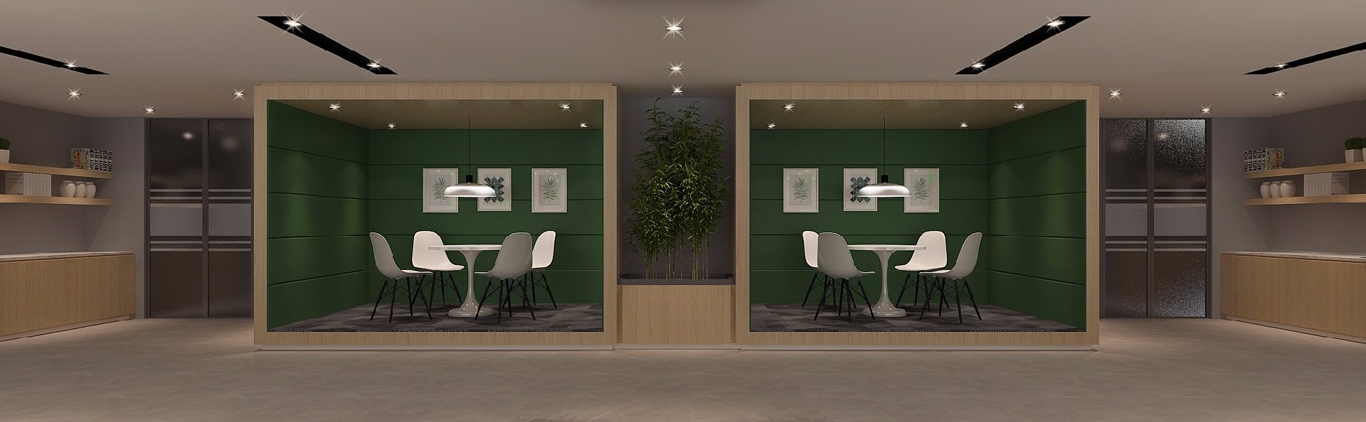 600平米企業(yè)辦公室裝修設(shè)計