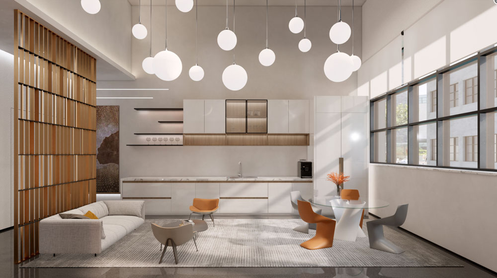 1600平方鄭州辦公樓設計方案+裝修施工