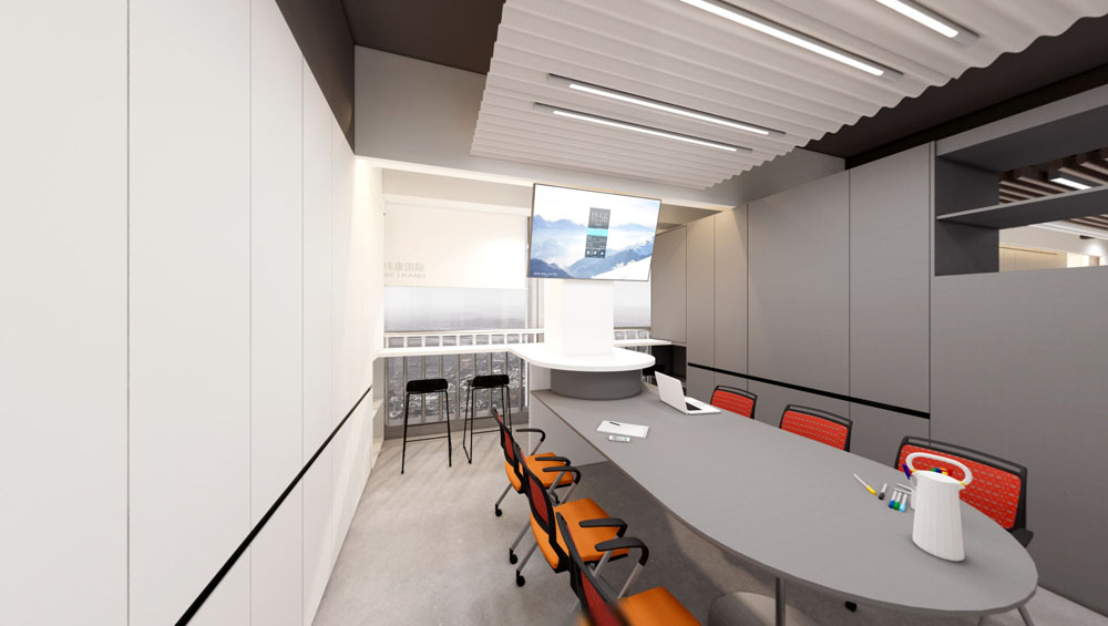 450平米貿易公司辦公室裝修設計