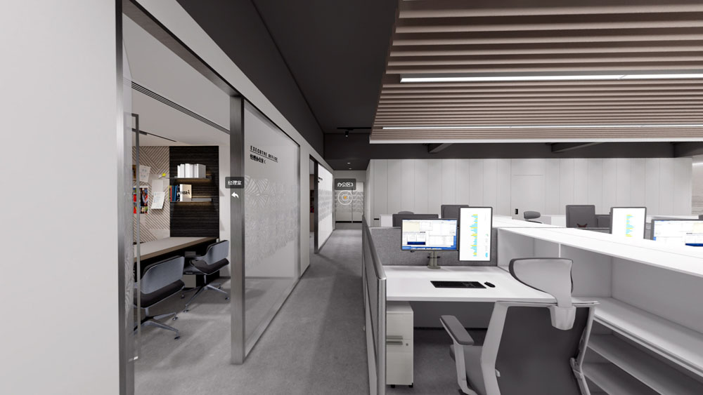 450平米貿易公司辦公室裝修設計