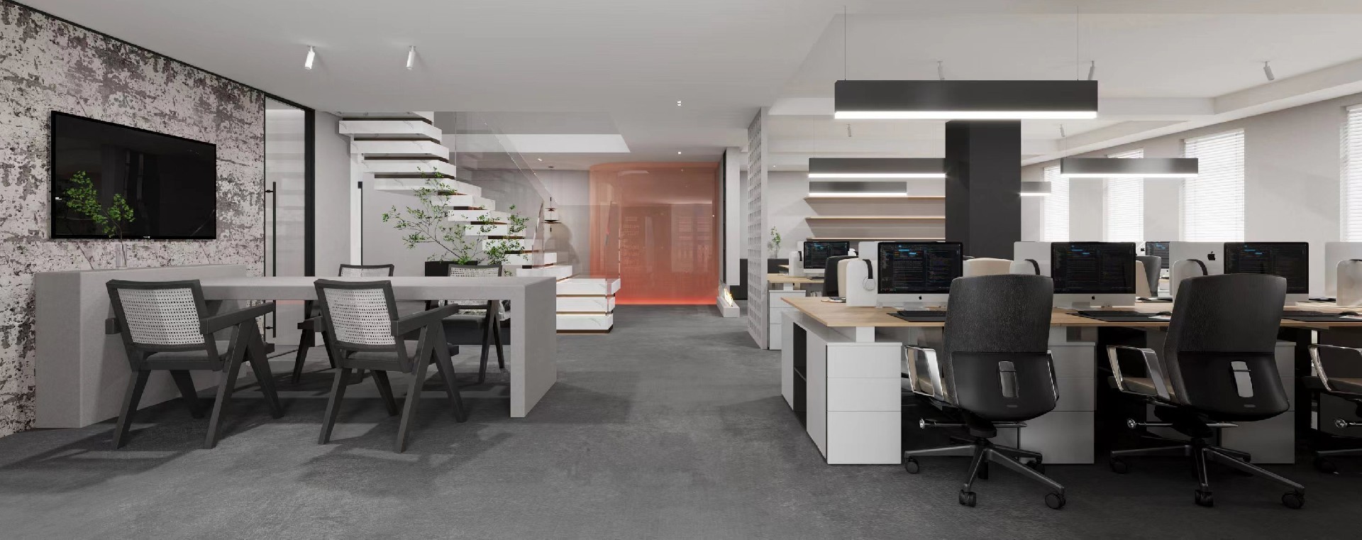 800平米鄭州科技公司辦公室裝修設(shè)計(jì)