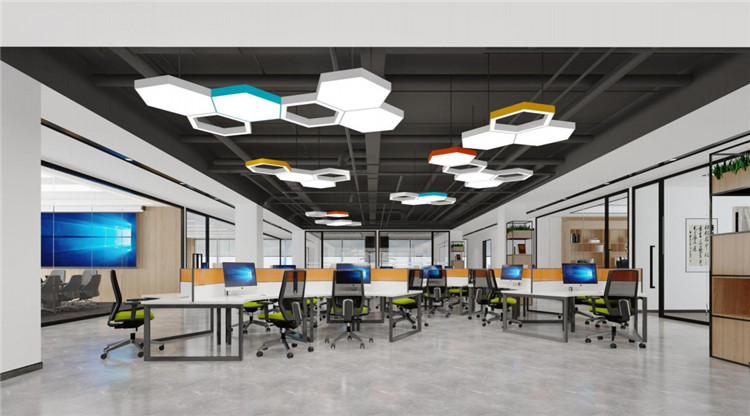 2200平米企業辦公樓裝修設計效果圖