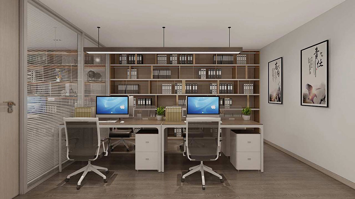280平米新中式辦公室裝修設計效果圖