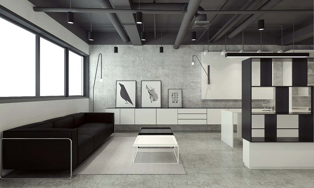 460平米企業辦公室裝修設計效果圖