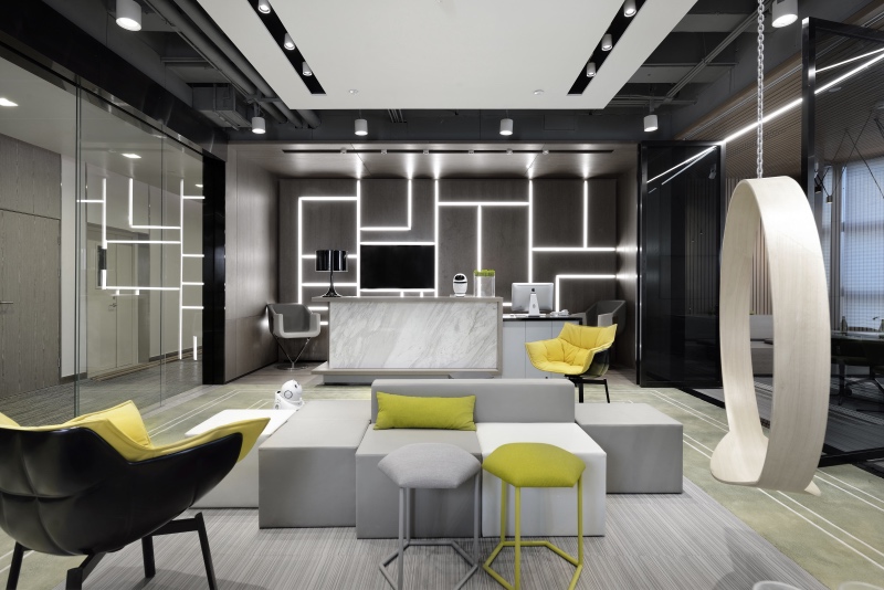 345平米鄭州辦公室設計裝修效果圖