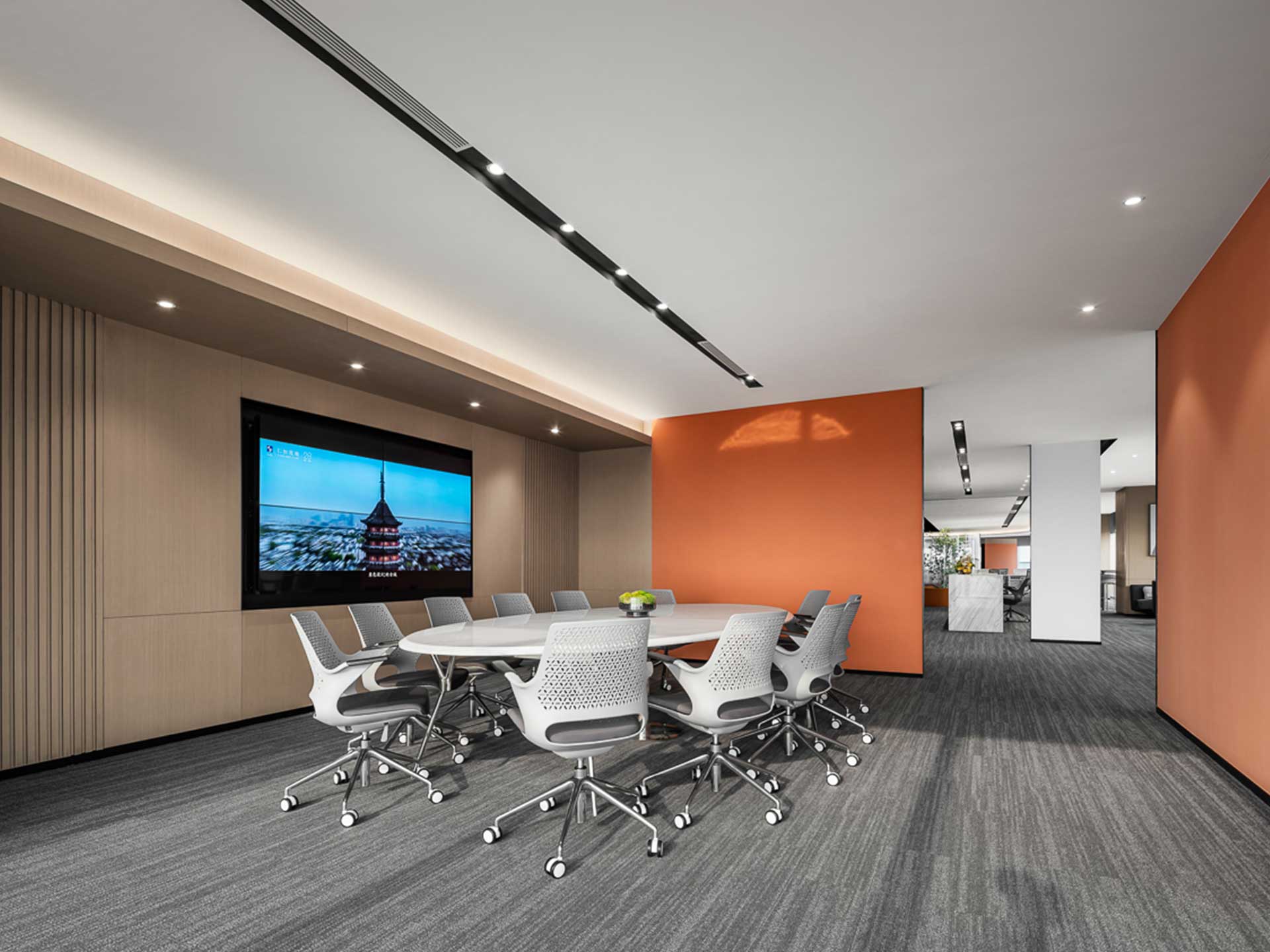 1000平米鄭州辦公室裝修效果圖