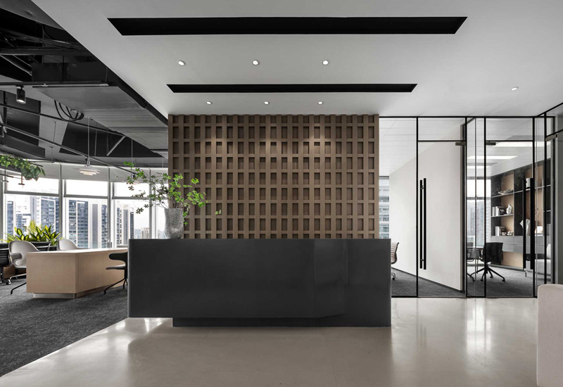 315平米鄭州辦公空間設計施工效果圖