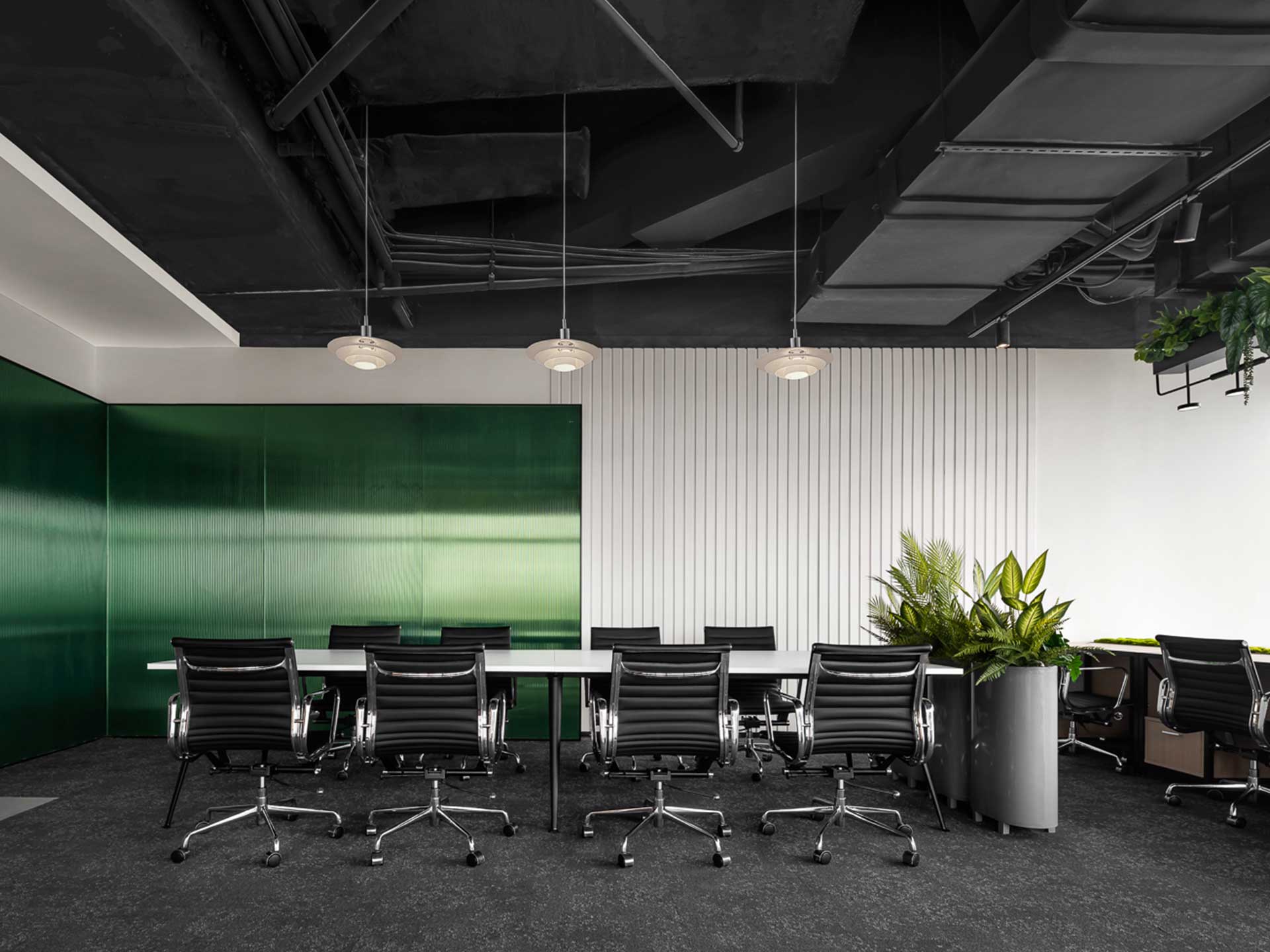 315平米鄭州辦公空間設計施工效果圖