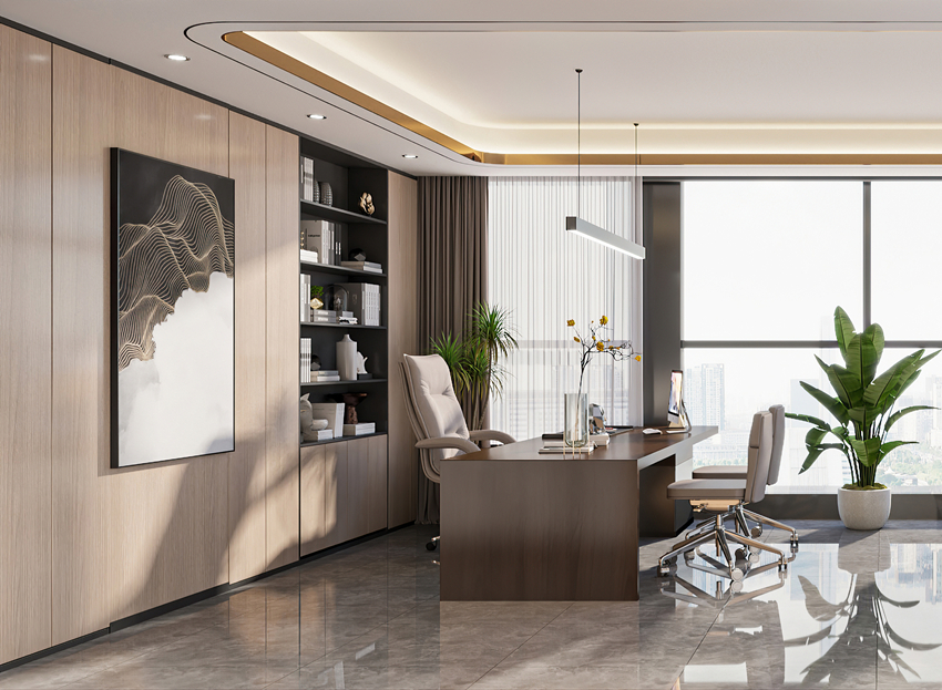 230平米科技公司辦公室裝修效果圖