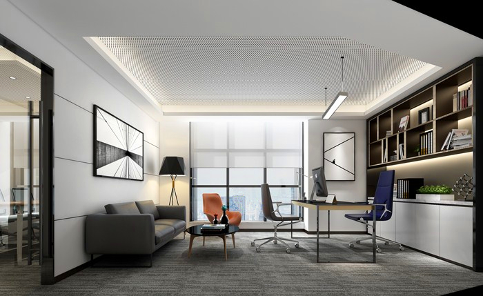 400平鄭州辦公空間設計效果圖