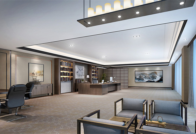 600平鄭州辦公室裝修設計效果圖