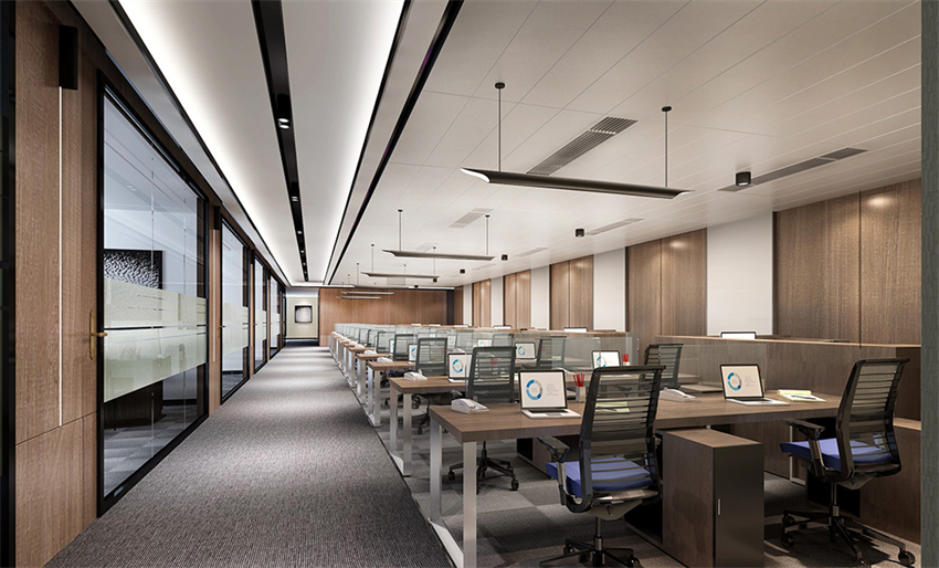 600平鄭州辦公室裝修設計效果圖
