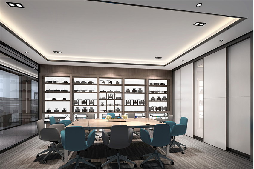 600平鄭州辦公室裝修設計效果圖