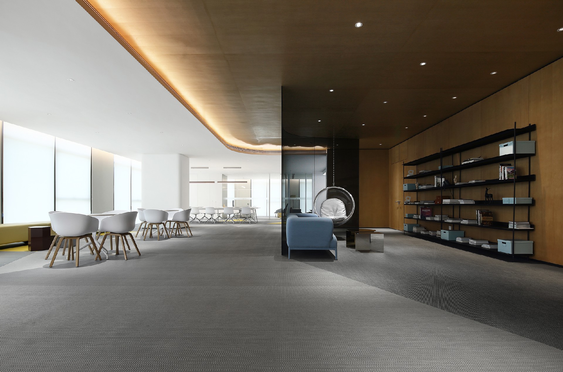 430平米鄭州辦公室裝修簡約效果圖