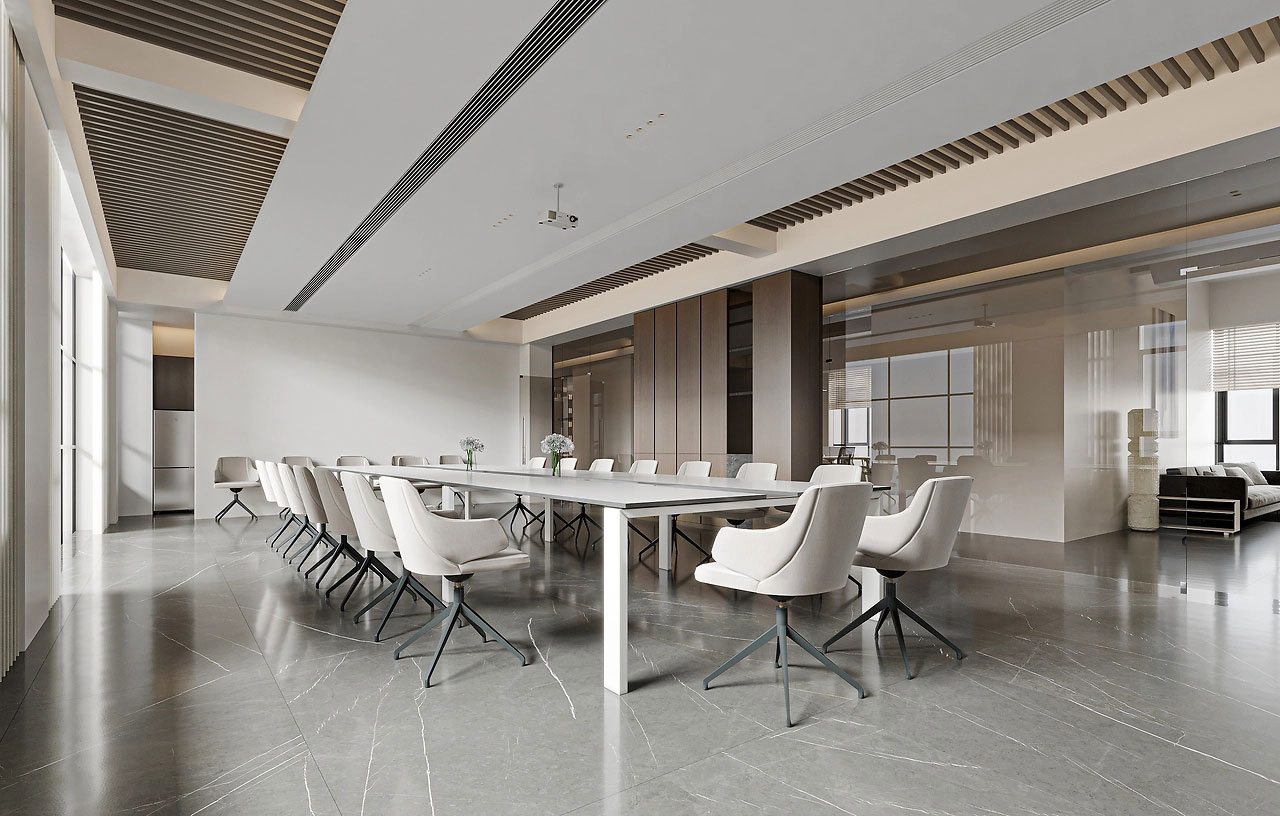 200平新中式鄭州辦公室裝修設計效果圖