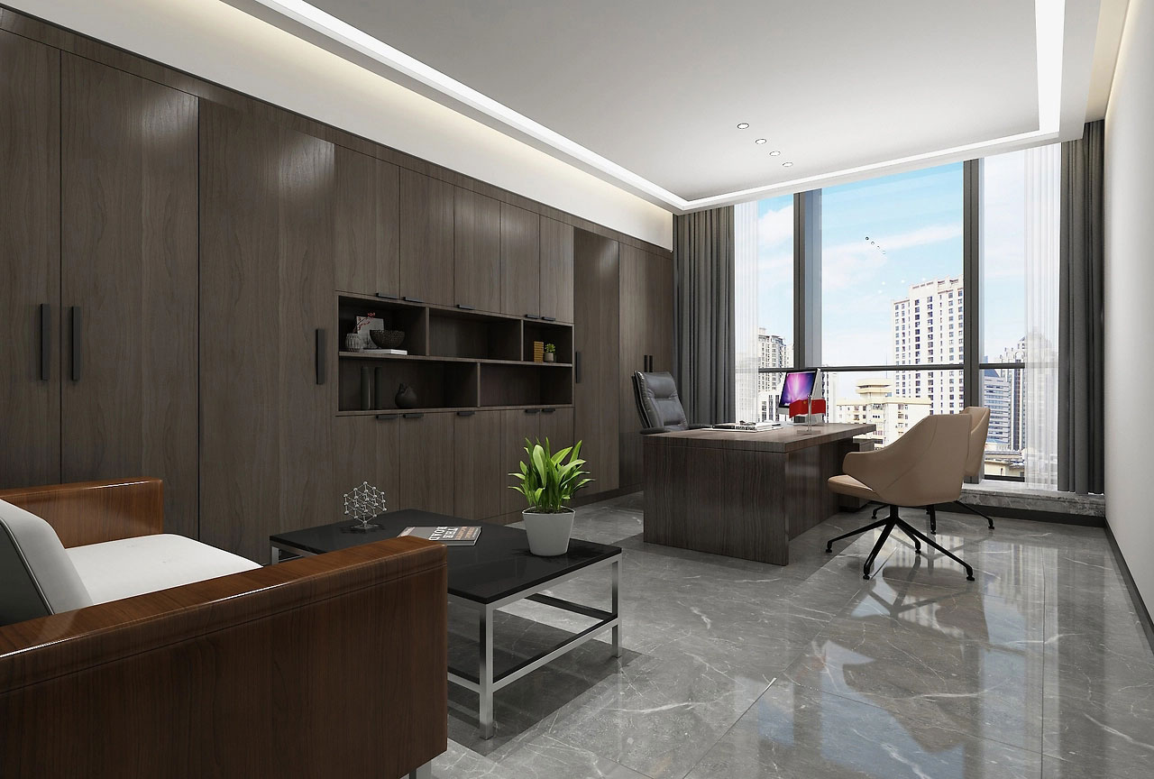 160平米鄭州辦公室裝修設計效果圖