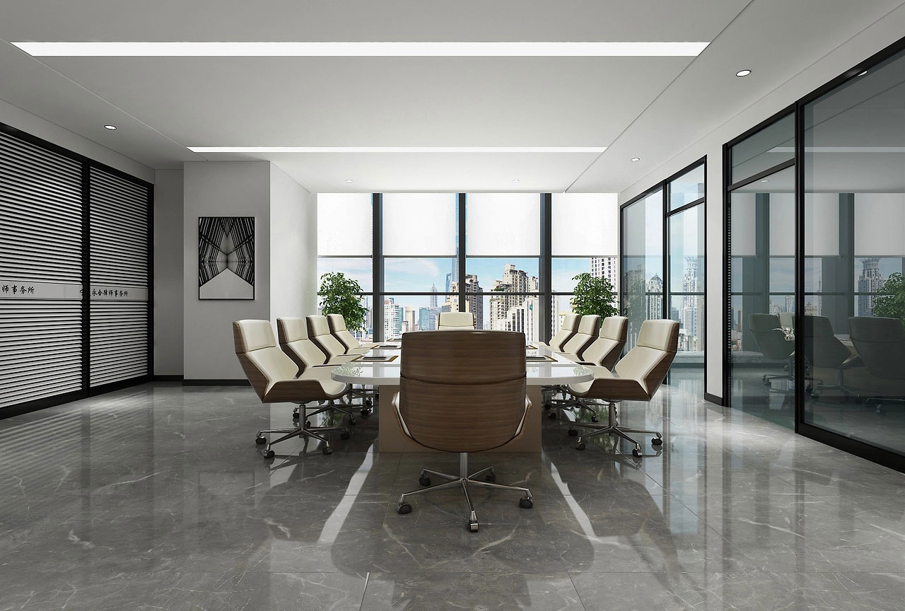 160平米鄭州辦公室裝修設計效果圖