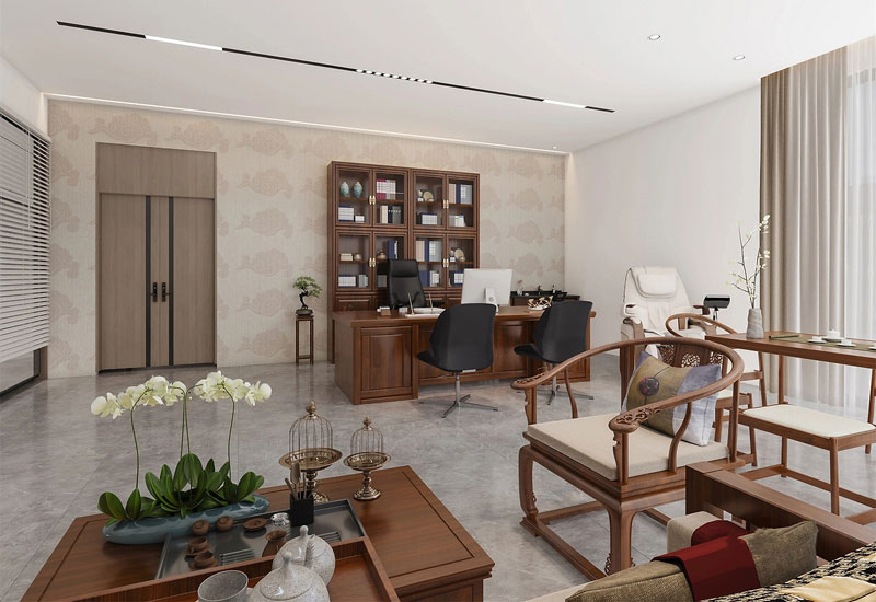 165平米簡潔鄭州辦公室裝修效果圖