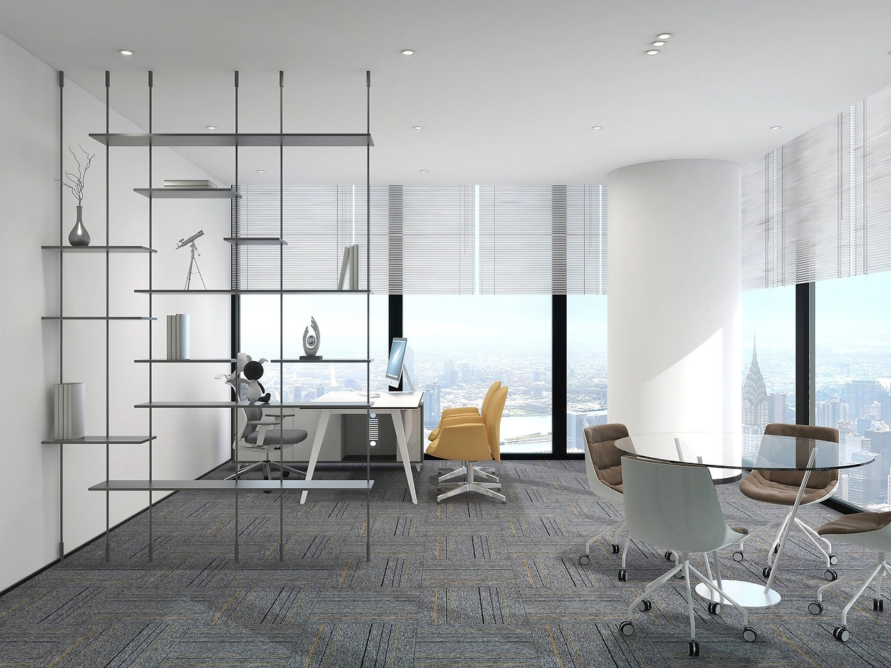 235平米鄭州辦公室裝修設計效果圖