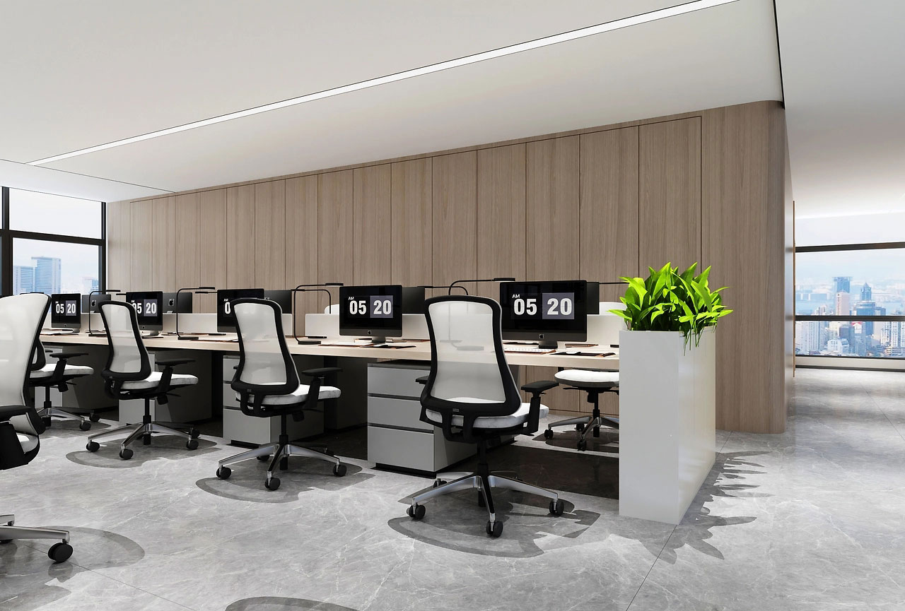 325平米鄭州辦公室裝修設計效果圖