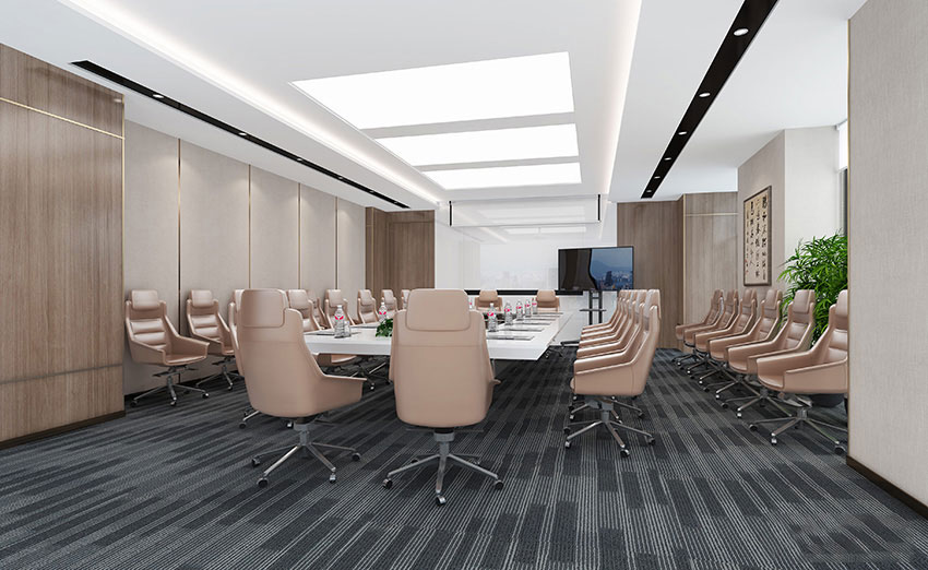 350平米鄭州辦公室設計施工效果圖