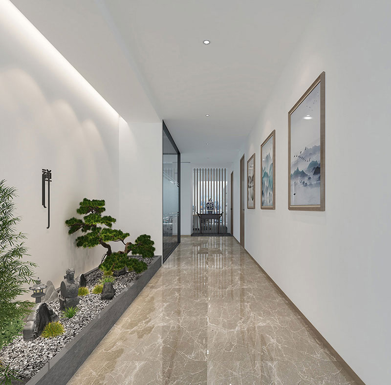 350平米鄭州辦公室設計施工效果圖