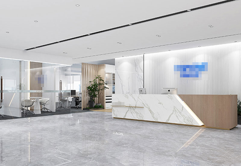 375平米鄭州辦公室裝修施工效果圖