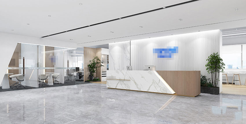 375平米鄭州辦公室裝修施工效果圖